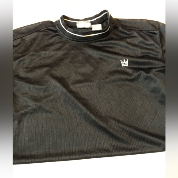 Vintage Athletic Works Men’s Black Nylon Mesh Shirt Size Large - Picture 4 of 7